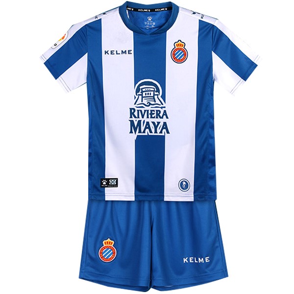 Camiseta Español Primera equipo Niños 2018-19 Azul